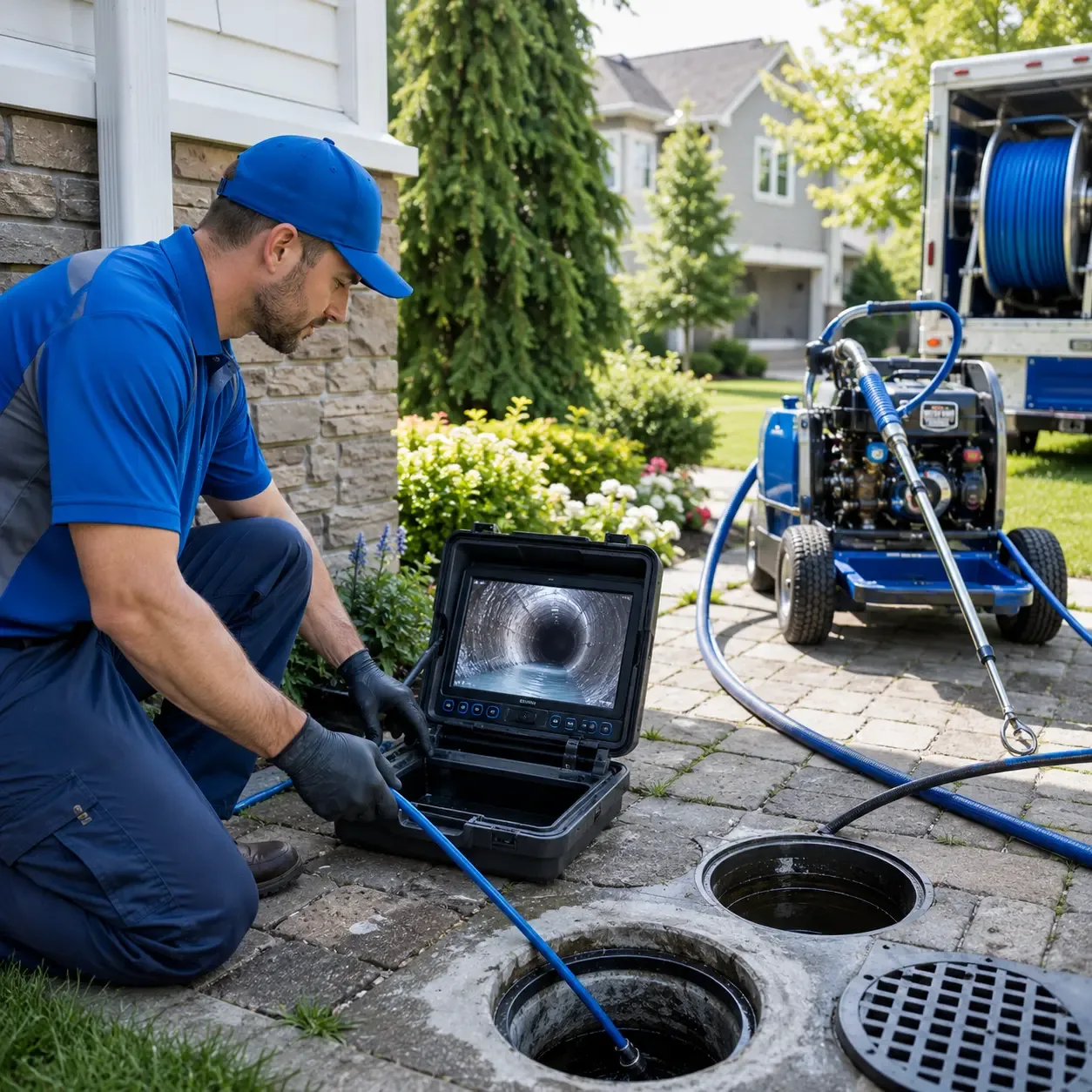 Outdoor drain cleaning professionals serving Readfield, ME
