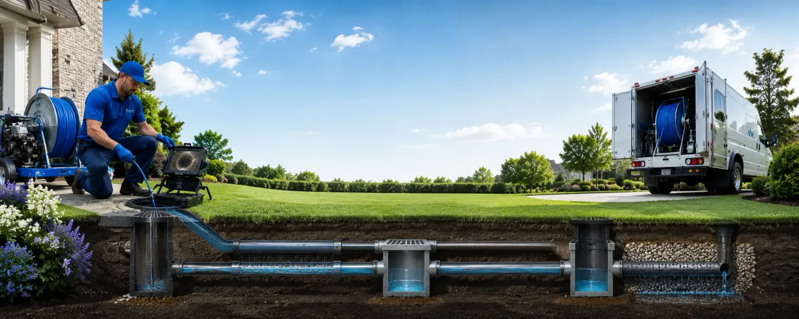 Outdoor drain cleaning information for Readfield, ME